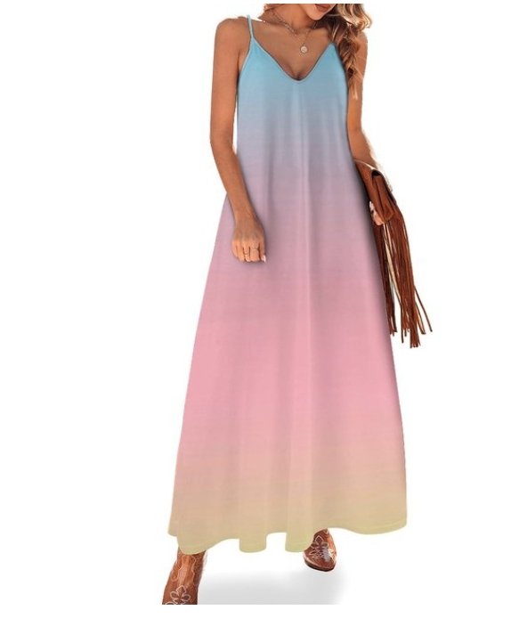 Růžové Ornátové Šaty Ze 70. Let