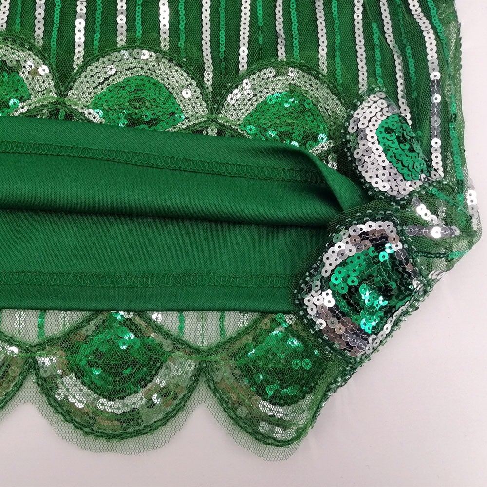 Zelené Krátké Šaty Gatsby