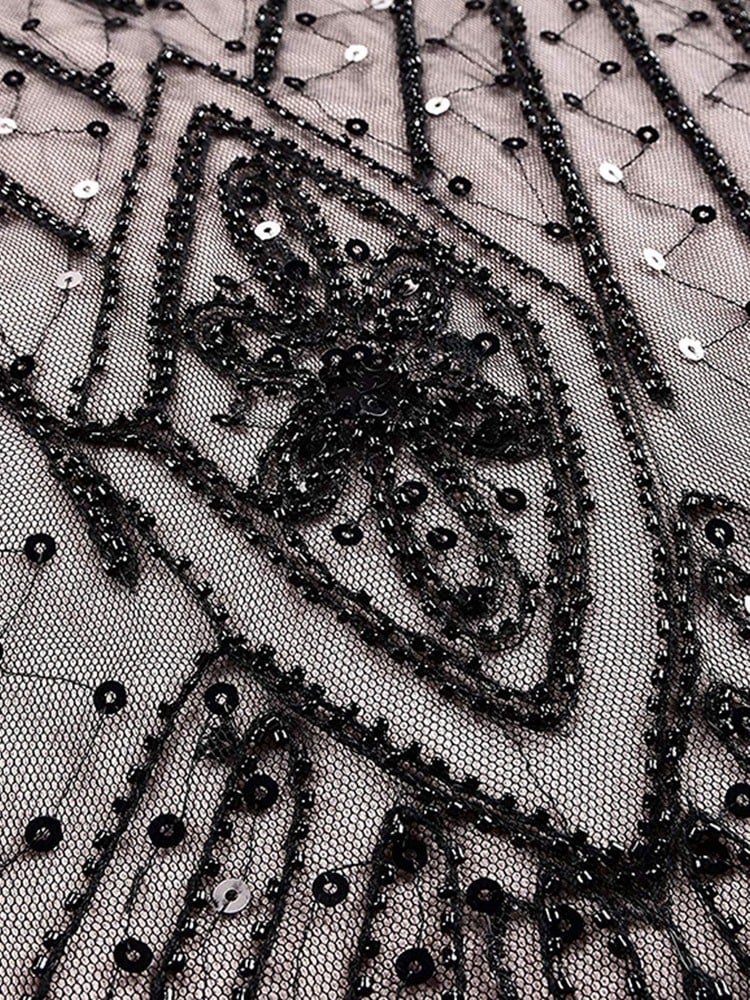 Růžové Haute Couture Dlouhé Šaty Gatsby