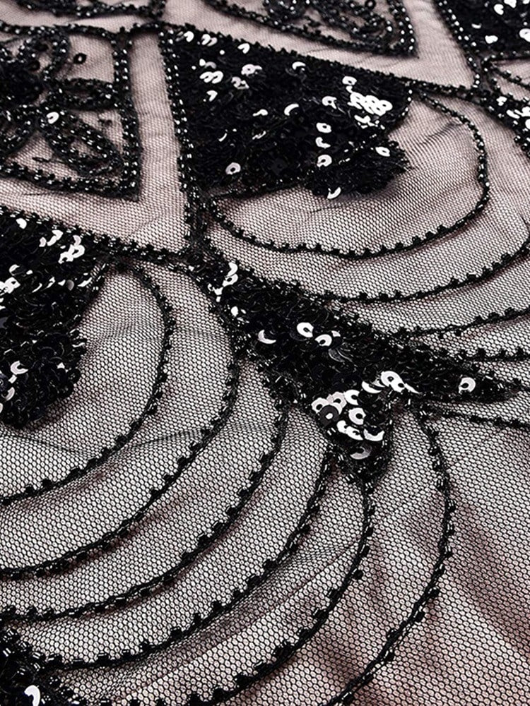 Růžové Haute Couture Dlouhé Šaty Gatsby