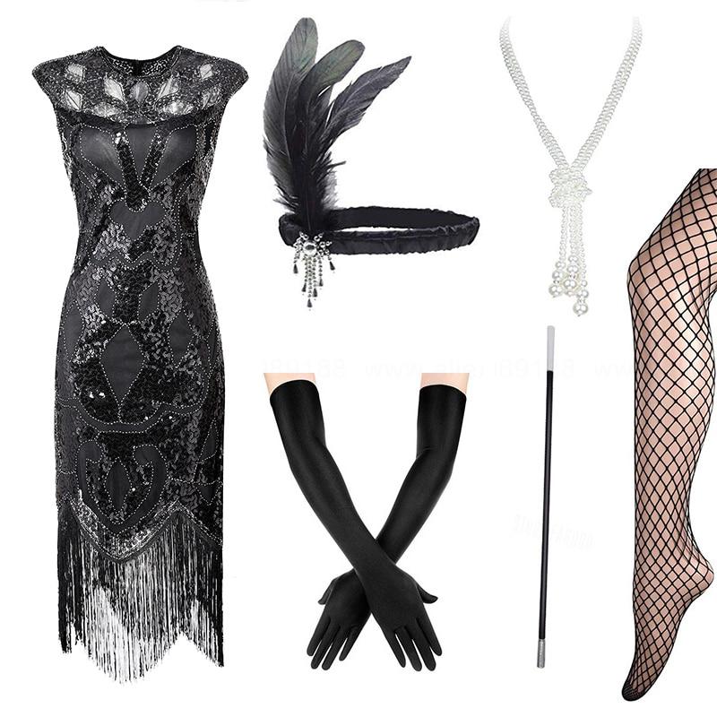 Černé Šaty Inspirované 20. Lety