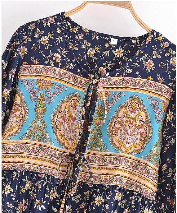 Vintage Dlouhé Šaty Ze 70. Let