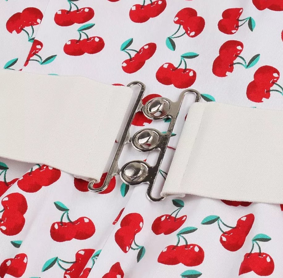 Šaty Skater Z 50. Let Bílé