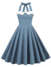 50. Skater Dress Blue