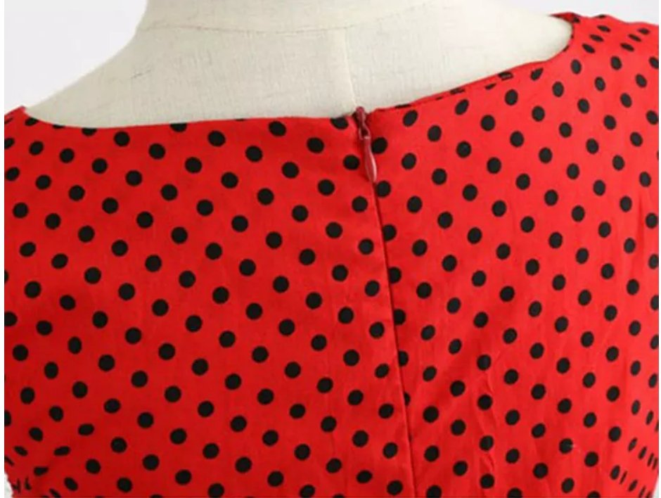 Červené 50. Pin Up Šaty