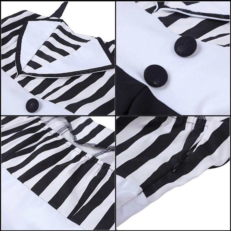 Pruhované Pin Up Šaty 50. Let