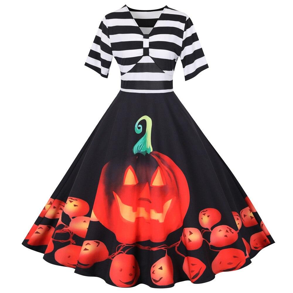 Halloweenské Šaty Rockabilly Marinière