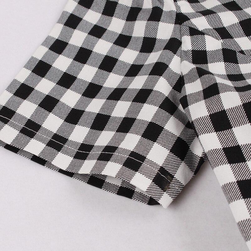 Šaty Gingham Z 50. Let
