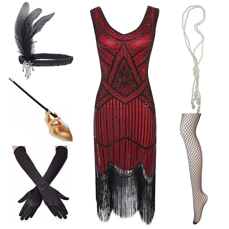 Ročník 1920 Glamour Šaty