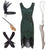 Vintage 1920 Dres Green