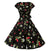 Vintage Šaty Z Roku 1950 Black Cherries