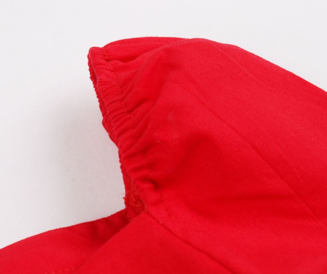 Vintage Červené Šaty Větší Velikosti 50. Let