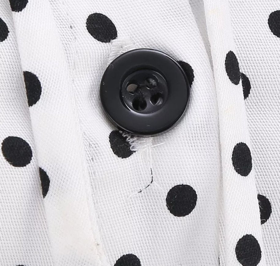 Vintage Černé A Bílé Šaty Z 60. Let