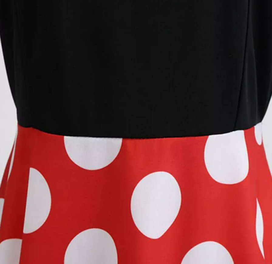 Vintage Anglické Červené Šaty