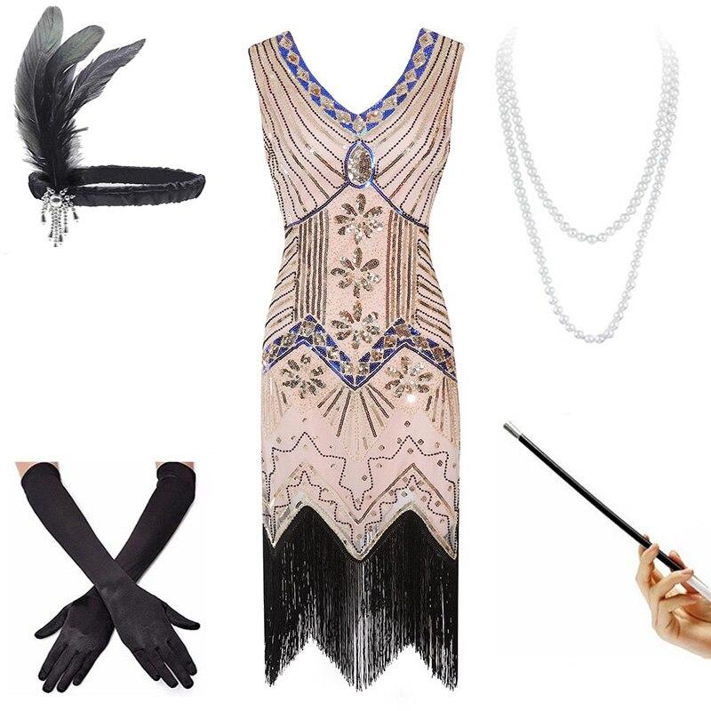 Vintage Růžové Šaty Z 20. Let