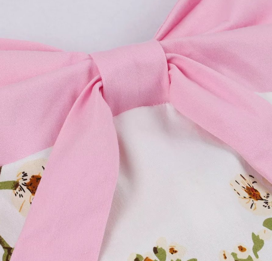 Vintage Růžové Šaty Z 50. Let