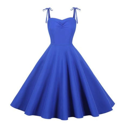 Vintage Elegantní Modré Šaty 60. Let