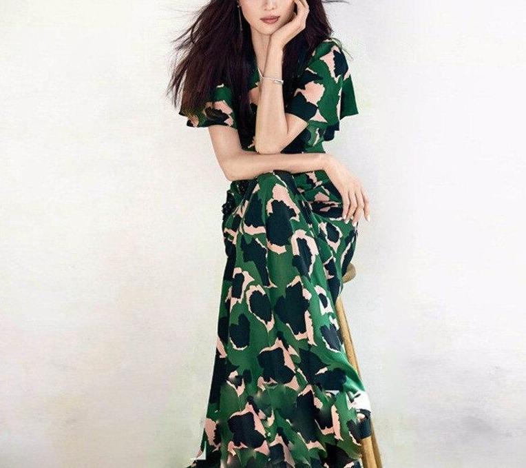 Vintage Bavlněné Šaty Ze 40. Let