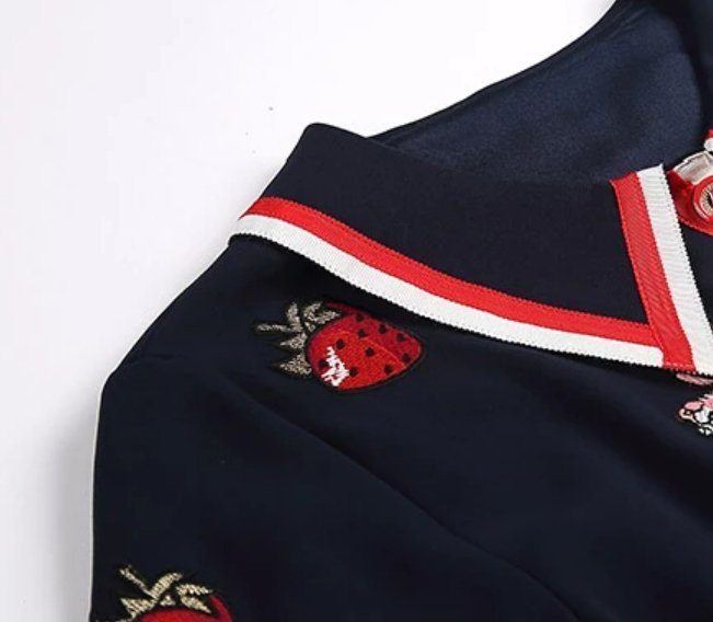 Vintage Námořnické Večerní Šaty Ze 40. Let