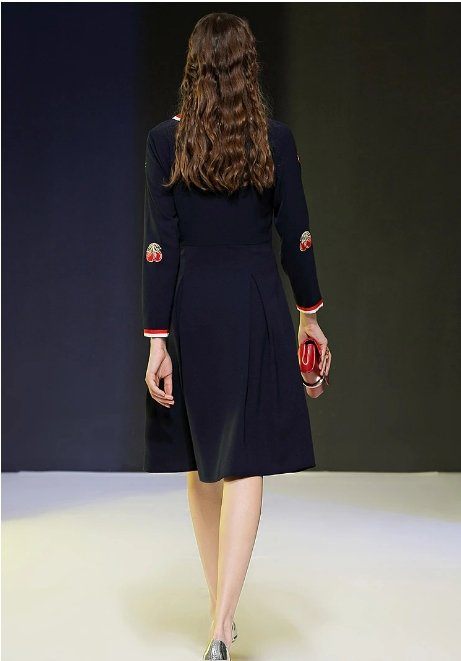 Vintage Námořnické Večerní Šaty Ze 40. Let