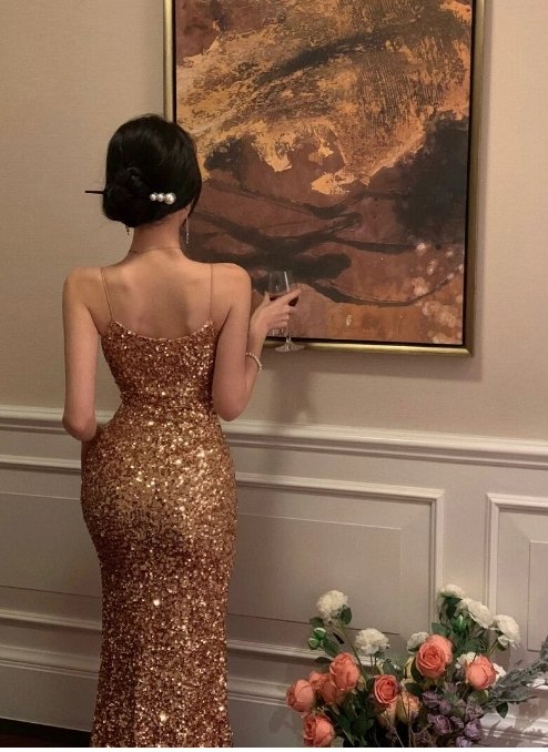 Vintage Khaki Bodycon Šaty Ze 40. Let