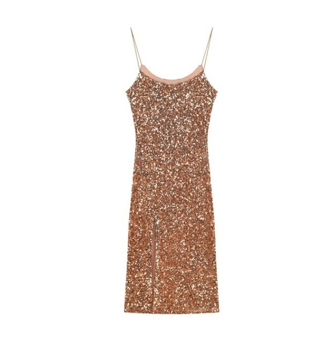 Vintage Khaki Bodycon Šaty Ze 40. Let