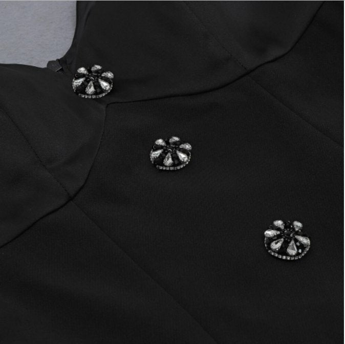 Vintage Černé Šaty Ze 40. Let