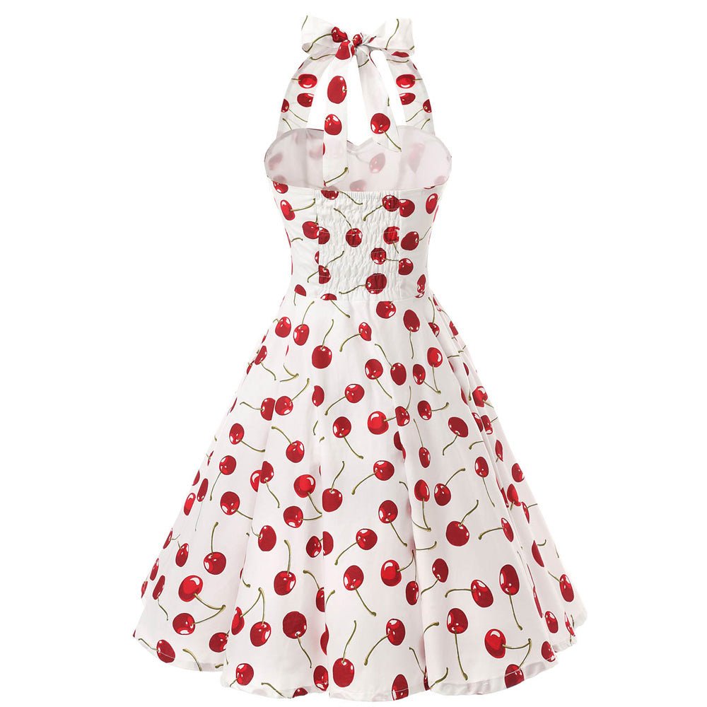 Vintage Třešňové Šaty Z 50. Let