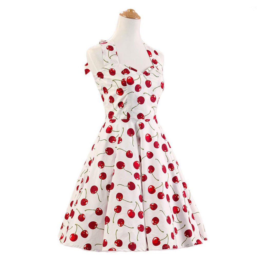 Vintage Třešňové Šaty Z 50. Let