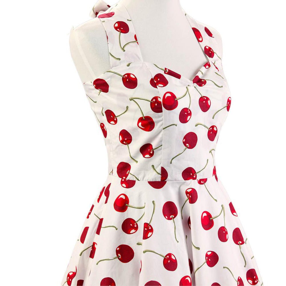 Vintage Třešňové Šaty Z 50. Let