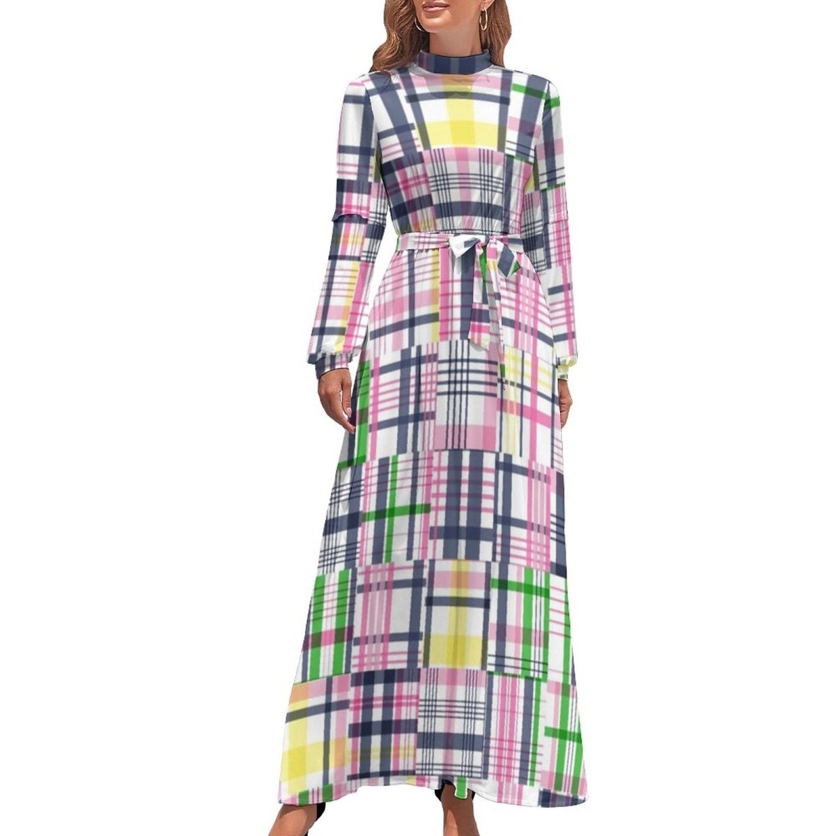 Vintage Pruhované Šaty Ze 70. Let