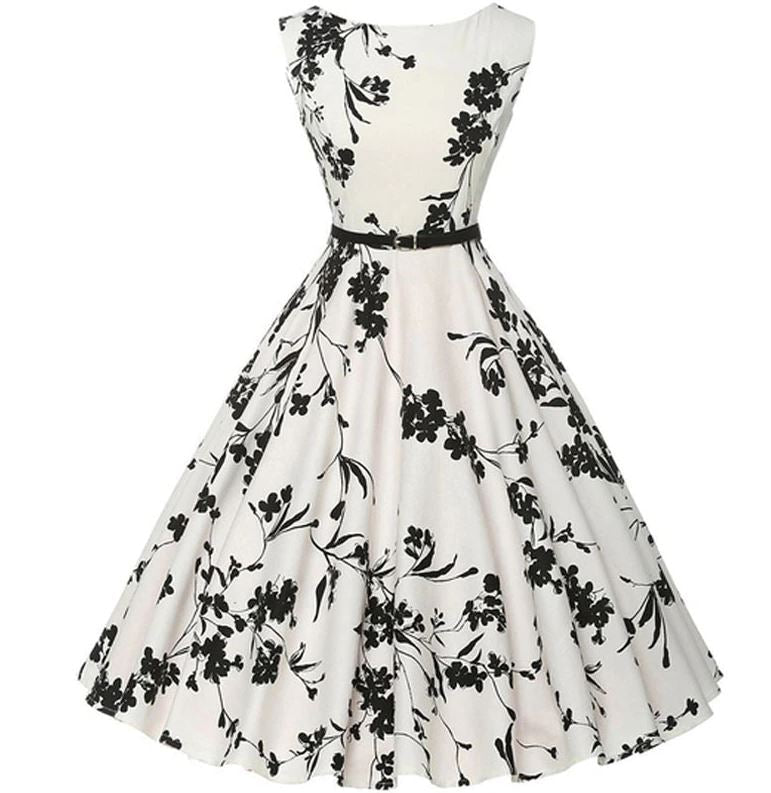 Bílé Vintage Šaty