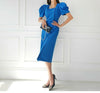 Royal Blue Vintage Šaty