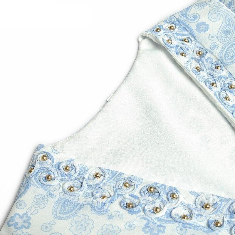 Modré Vintage Šaty