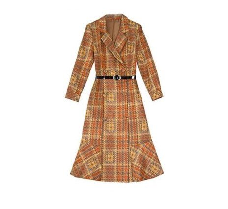 Vintage Kanadské Kávové Šaty