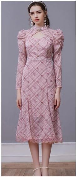 Vintage Kanadské Šaty Levandule