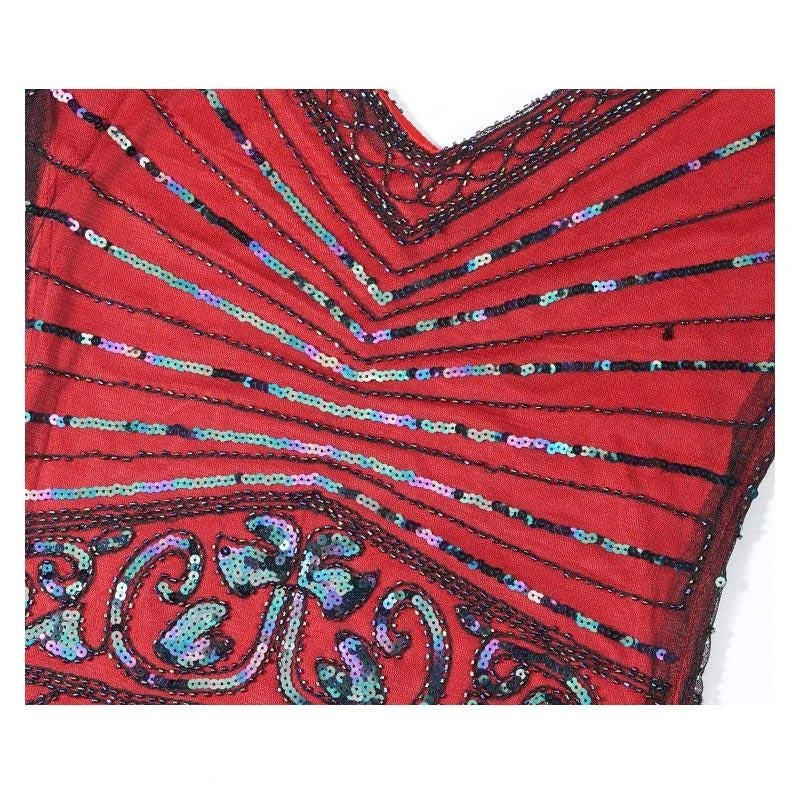 Vintage Červené Charlestonské Šaty