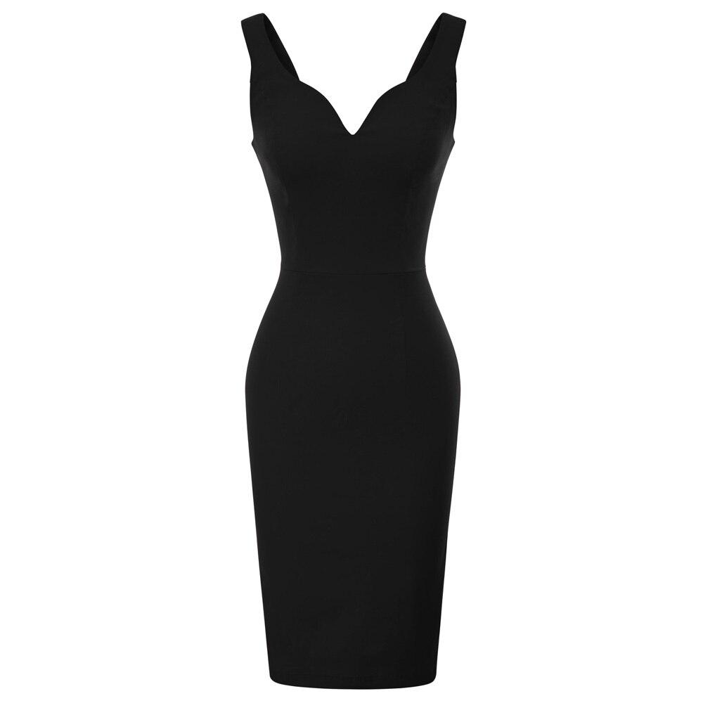 Vintage Šaty S Černou Tužkou