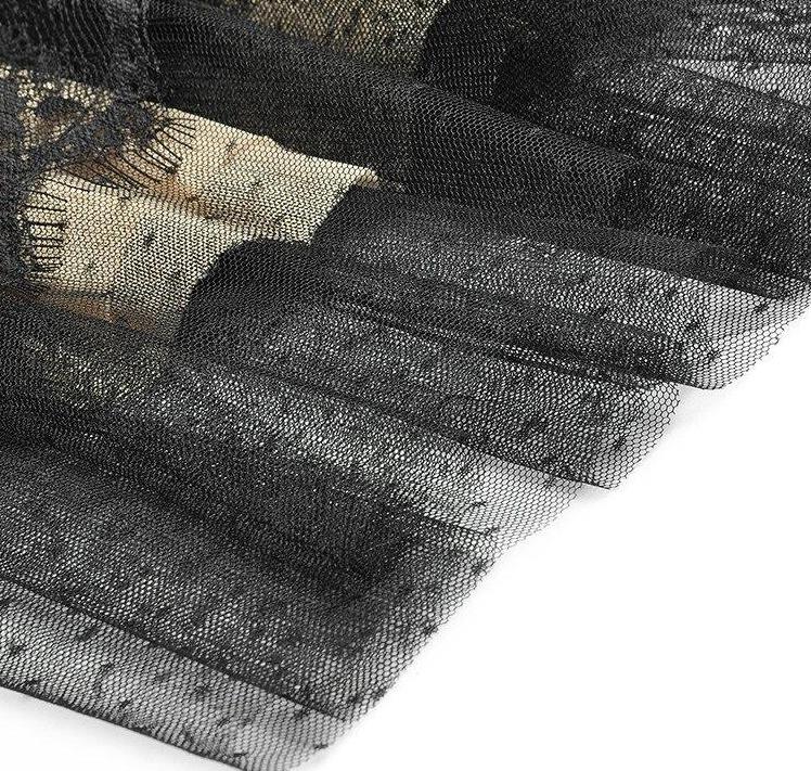 Vintage Krajkové Šaty S Dlouhým Rukávem