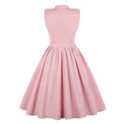 Vintage Růžové Šaty Froufrou Plus Size