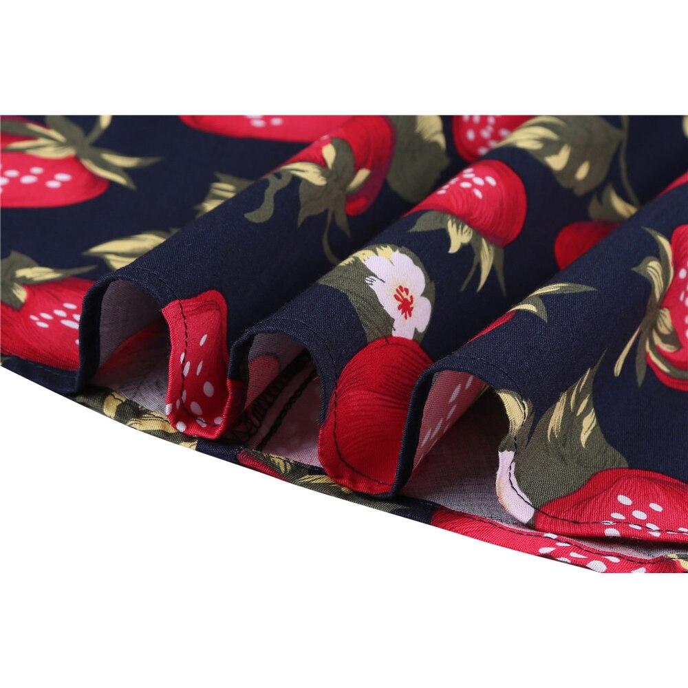 Vintage Šaty Strawberry Plus Size