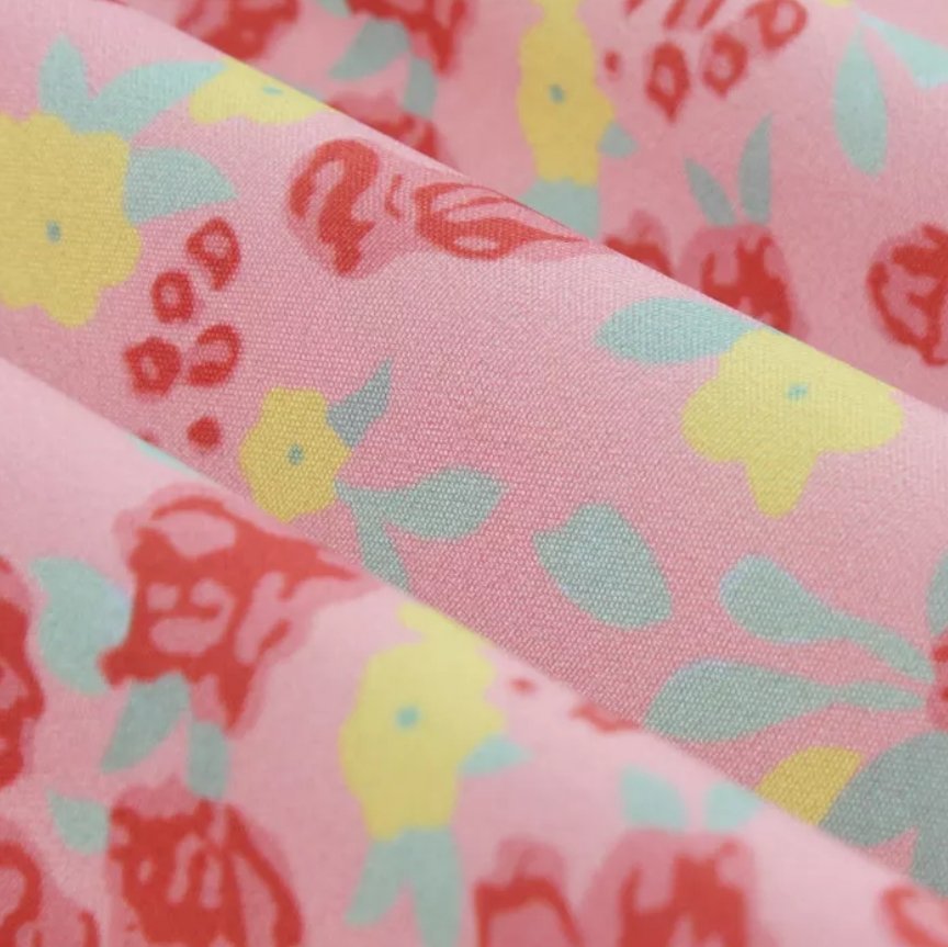 Vintage Šaty Velké Velikosti S Vysokým Pasem Růžové