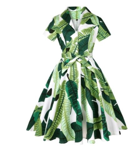 Vintage Extra Velikost Rockabilly Šaty Pastelově Zelené