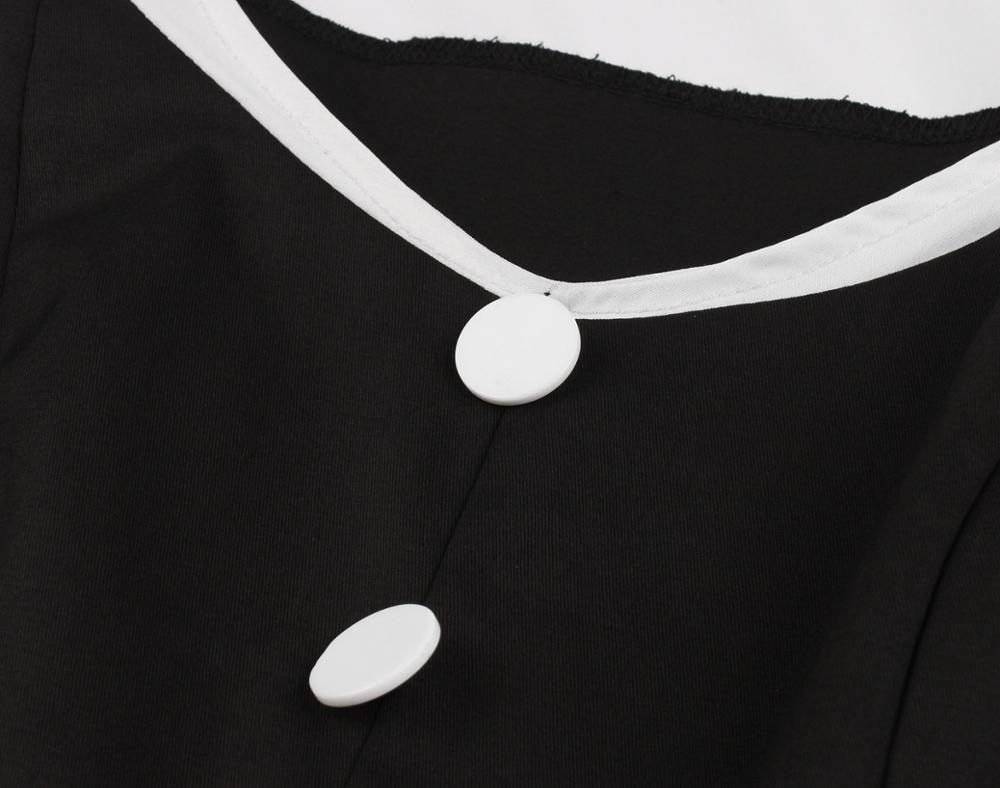 Vintage Šaty Hepburn Černé