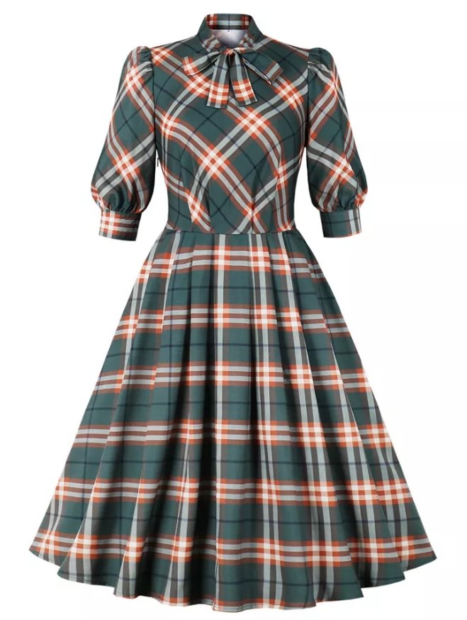 Vintage Zimní Šaty