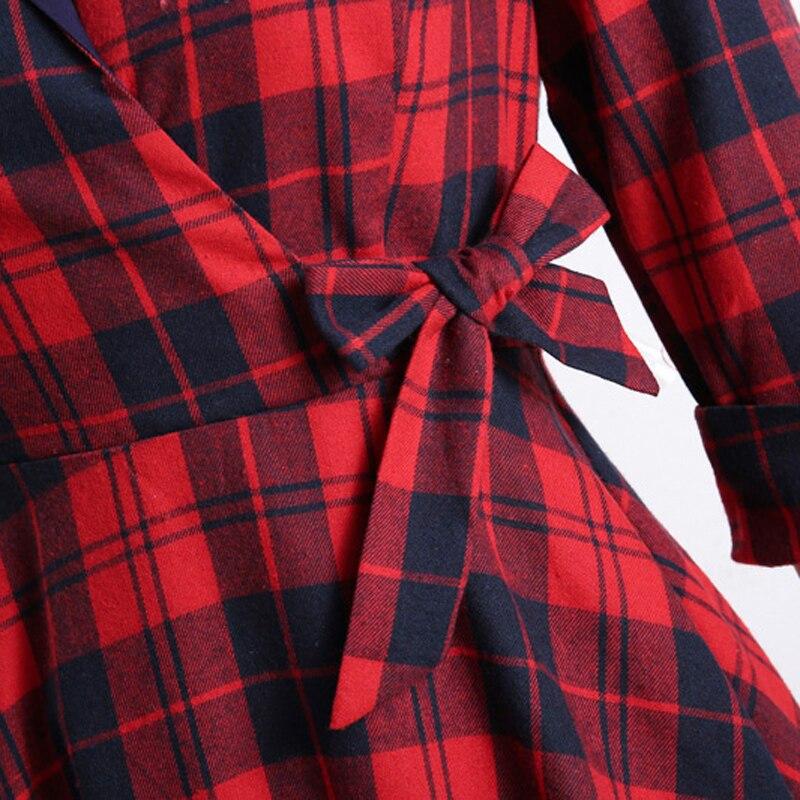 Vintage Zimní Bavlněné Šaty