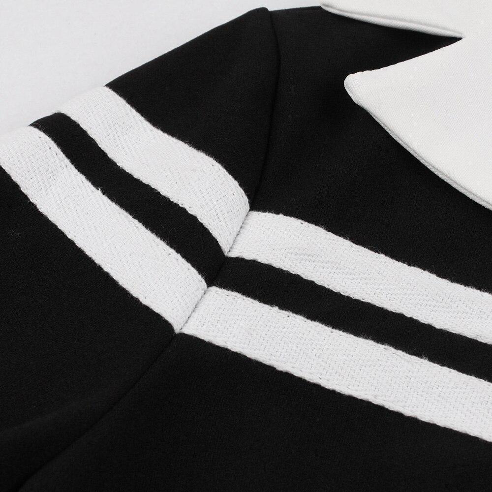 Vintage Zimní Šaty Černé