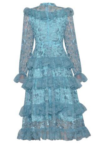 Vintage Modré Svatební Šaty Pro Hosty