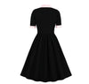 Vintage Dress Game Of The Queen Black