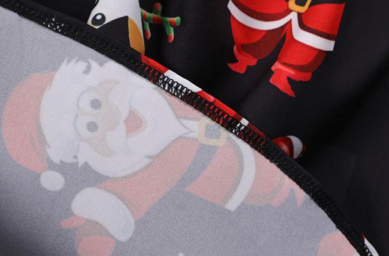 Velké Vintage Vánoční Šaty Černé